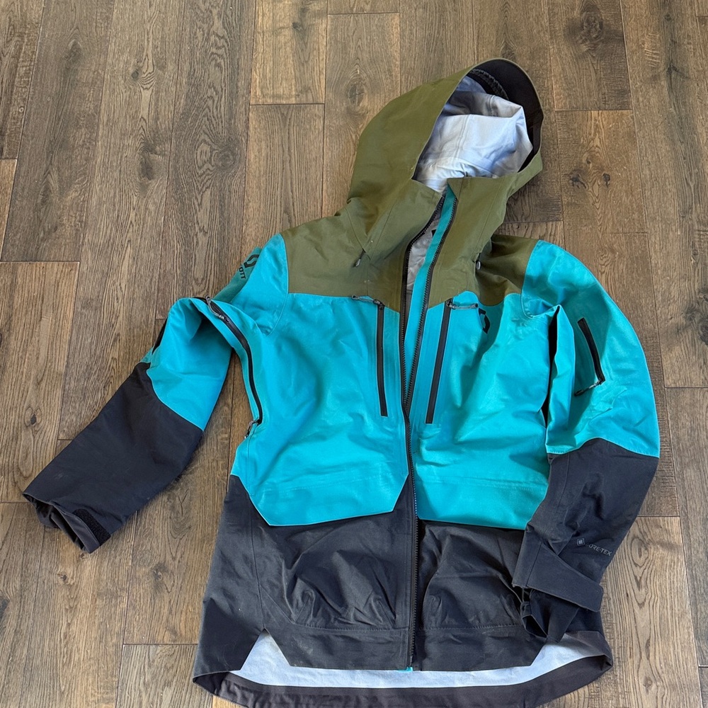 Scott Teal and Black Jacket